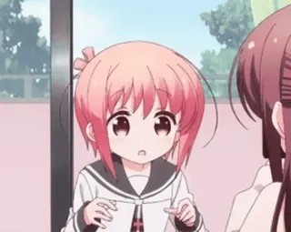 ❤️ Anime, Cartoon, Mädchen, Süß, Animation, Schuluniform whatsapp sticker