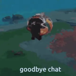 👋 goodbye chat Pa, Czat, Pożegnanie, Internet, Gry telegram sticker