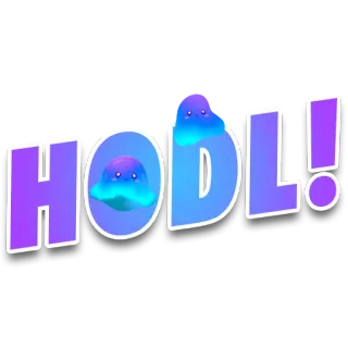 😁 HODL! Kryptowährung, Investment, Halten, Meme, Finanzen, Digitales Asset telegram sticker