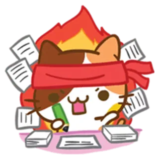 What does the cat say ... Meow @Nekosticker telegram stickers