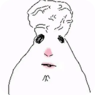 👄 Wojak Wojak/Feels Guy telegram sticker