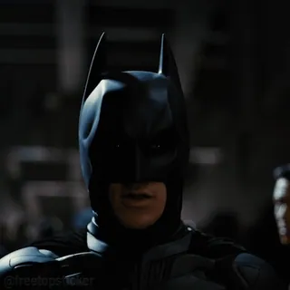 😐 Batman Batman, super-herói, máscara, DC Comics, vigilante whatsapp sticker