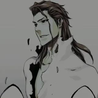 🧬 Aizen Sosuke Bleach Anime, Manga, Villano, Espada, Hueco telegram sticker