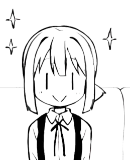 ⚪️ Anime, Ragazza, Scintille, Manga, Carino, Illustrazione, Arte telegram sticker