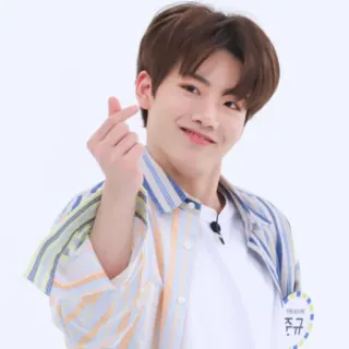 ❤️ 주규 persona, uomo, asiatico, coreano, segno cuore whatsapp sticker