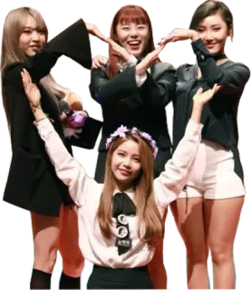 ❤ kpop, dziewczyny, grupa, żeński, piosenkarka, artystka telegram sticker