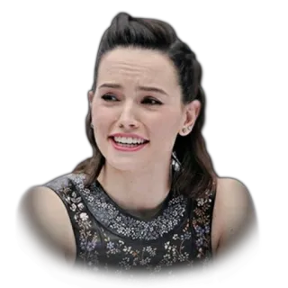 😜 woman, actress, portrait telegram sticker