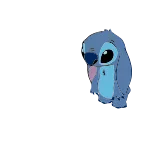 😴 Stitch stitch, disney, cartoon, cute, blue, alien whatsapp sticker