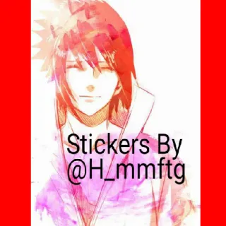 ❤ Stickers By @H_mmftg sticker, Sasuke, Anime telegram sticker