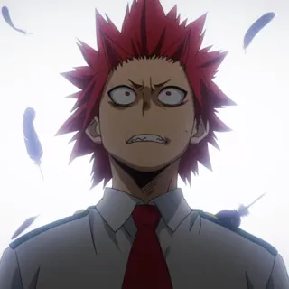 🎒 Eijiro Kirishima My Hero Academia anime, my hero academia, kirishima, eijiro kirishima, mha telegram sticker