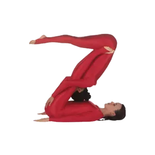 😲 Yoga, Exercice, Fitness, Étirement, Équilibre, Pose, Contorsion whatsapp sticker