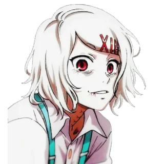 😏 Juuzou Suzuya Tokyo Ghoul Аниме, Манга, Гуль, Сейнен, Тёмное фэнтези telegram sticker