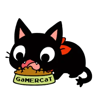 😯 GAMERCAT แมว, เกมเมอร์, น่ารัก, สัตว์เลี้ยง, ลูกแมว, สัตว์ telegram sticker