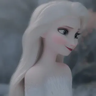 🌨 Elsa Frozen Elsa, La Reine des Neiges, Disney, dessin animé, personnage telegram sticker
