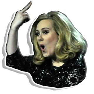 😆 dedo do meio, ofensivo, rude, gesto, mulher, retrato telegram sticker