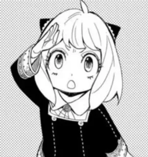 🙌 Anya Forger Spy x Family Anime, Spy x Family, Anya, Forger, Manga, Cartoon telegram sticker