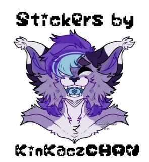 🥚 furry character Stickers by Kinkaczchan telegram sticker