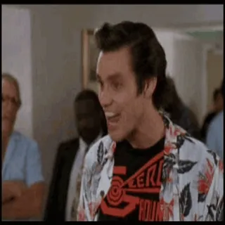 🤪 Ace Ventura Ace Ventura: Pet Detective Ace Ventura, Jim Carrey, Psi detektyw, Film, Komedia, Lata 90. telegram sticker