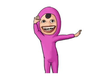 Annoying Pink pack by @wontae whatsapp stickers