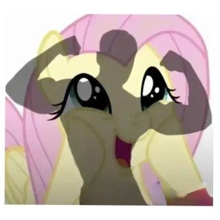 👄 Fluttershy My Little Pony: Friendship is Magic telegram sticker