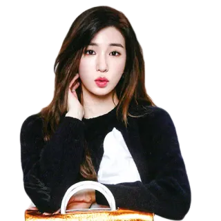 😗 wanita, potret, korea, asia, perempuan, gadis telegram sticker