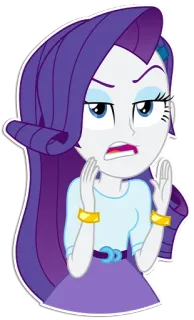 🙌 Rarity My Little Pony raridade, My Little Pony, desenho animado, animado, moda, menina telegram sticker