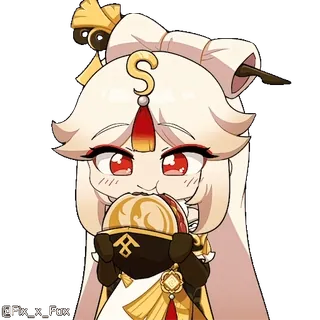 😋 Ningguang Genshin Impact anime, genshin impact, ningguang, chibi, video game telegram sticker