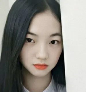 🌸 인물사진, 여자, 아시아인, 소녀, 얼굴 telegram sticker