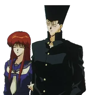 👫 Anime, Charaktere, Paar, Cartoon, Animation whatsapp sticker