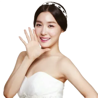 👋 wanita, gaun, pengantin, pernikahan, mode, potret, gaun pesta, kecantikan telegram sticker