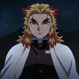 🔥 Rengoku Demon Slayer Anime, Demon Slayer, Rengoku telegram sticker