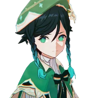 ☹️ Venti Genshin Impact Anime, Video game, Genshin Impact, Venti telegram sticker