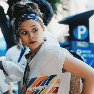 ™ Canada Islands woman, headband, t-shirt, Canada, islands, streetwear, travel, vacation telegram sticker