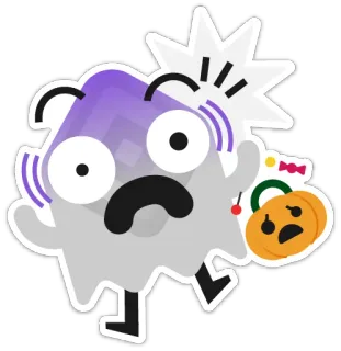 👻 ghost, halloween, pumpkin, candy, spooky, cute telegram sticker