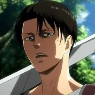 😒 Levi Ackerman Attack on Titan Anime, Mangá, Attack on Titan, Levi, Ackerman telegram sticker