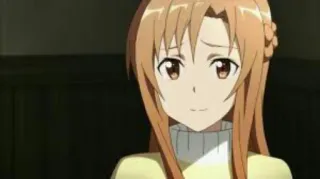 ☺️ Asuna Yuuki Sword Art Online Anime, Personaggio, Ragazza, Sorriso, Asuna, Sword Art Online telegram sticker