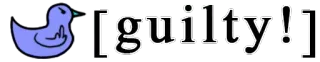 😡 guilty! виноват, утка, средний палец, мультфильм telegram sticker