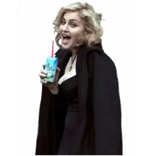 🍹 Madonna promi, sänger, pop, mode, ikone telegram sticker