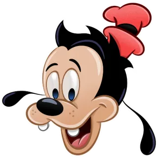 😃 Goofy дурацкий, мультфильм, Disney, персонаж, смешной, юмор telegram sticker