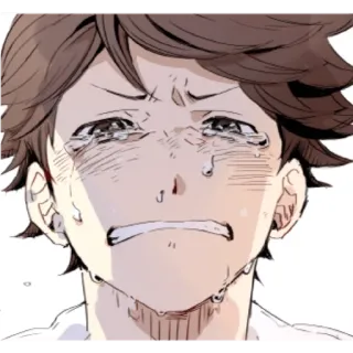 😭 อนิเมะ, ร้องไห้, เศร้า, น้ำตา, การ์ตูน, อารมณ์ telegram sticker