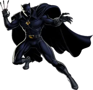 ◾ Black Panther Black Panther, Marvel, supereroe, personaggio dei fumetti, Wakanda, artigli telegram sticker