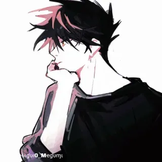 💠 anime, boy, portrait, art, character telegram sticker