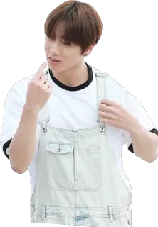 😯 person, man, casual, overalls, portrait telegram sticker