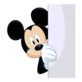 👀 Mickey Mouse Comicfigur, Maus, Gucken, Süß, Animation, Micky Maus telegram sticker