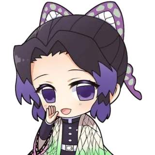 🧚‍♀ Shinobu Kocho Demon Slayer anime, manga, chibi, demon slayer, shinobu kocho telegram sticker