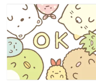 👌 OK carino, animali, ok whatsapp sticker