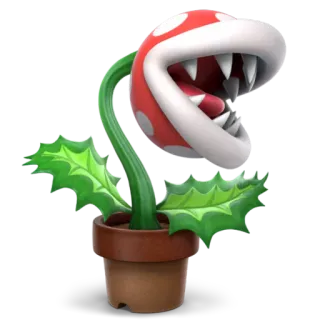 🌵 Piranha Plant Super Mario piranha plant, super mario, nintendo, videogame, plant, rood, monster, vleesetende plant telegram sticker
