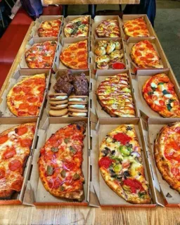 🍕 Pizza, Essen, Italienische Küche, Restaurant, Lecker, Abholung whatsapp sticker
