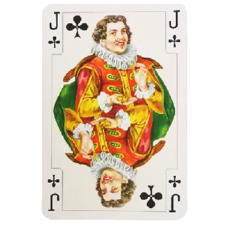 ♣️ J Spielkarte, Kartenspiel, Kreuz Bube, Kreuz, Farbe, Kartendeck whatsapp sticker