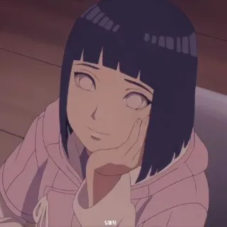 🌟 Hinata Hyuga Naruto anime, hinata hyuga, naruto, carino, cartone animato telegram sticker
